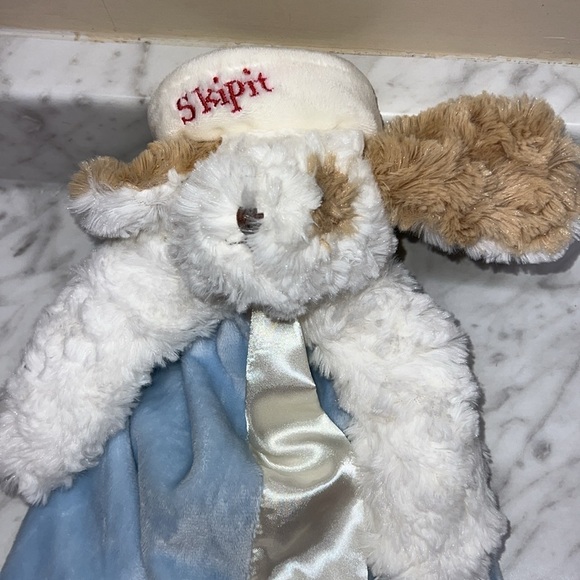 Bunnies by the Bay Skipit's Buddy lovey security puppy plush Blanket toy - Picture 3 of 9